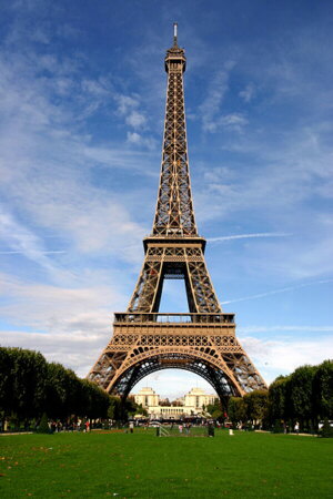 La Torre Eiffel de París (Francia).