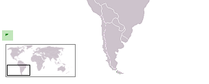 Mapa que muestra la localización de la Isla de Pascua.