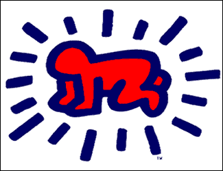 Segundo ejemplo de la obra de Keith Haring.